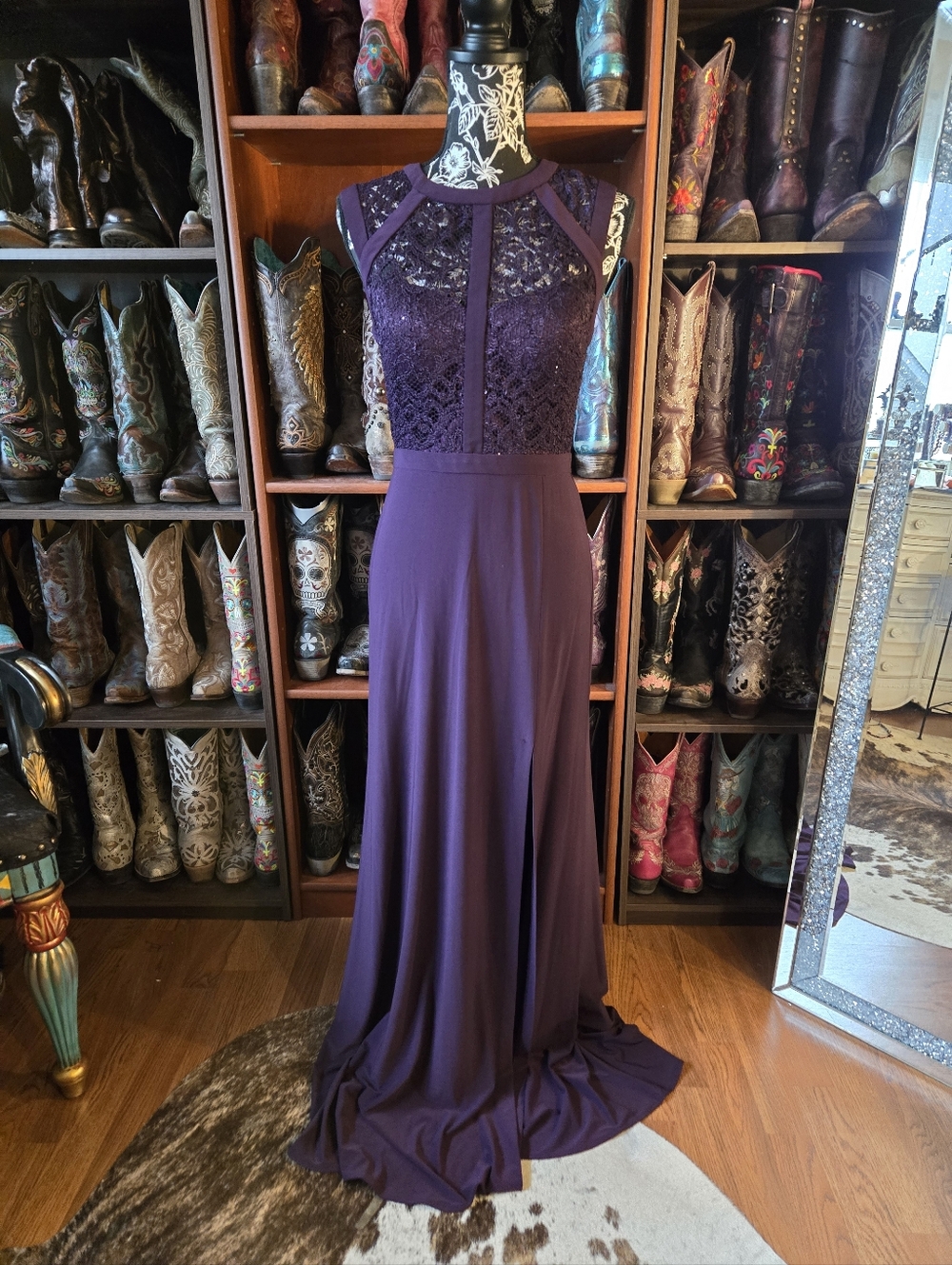 Long Purple Formal Dress